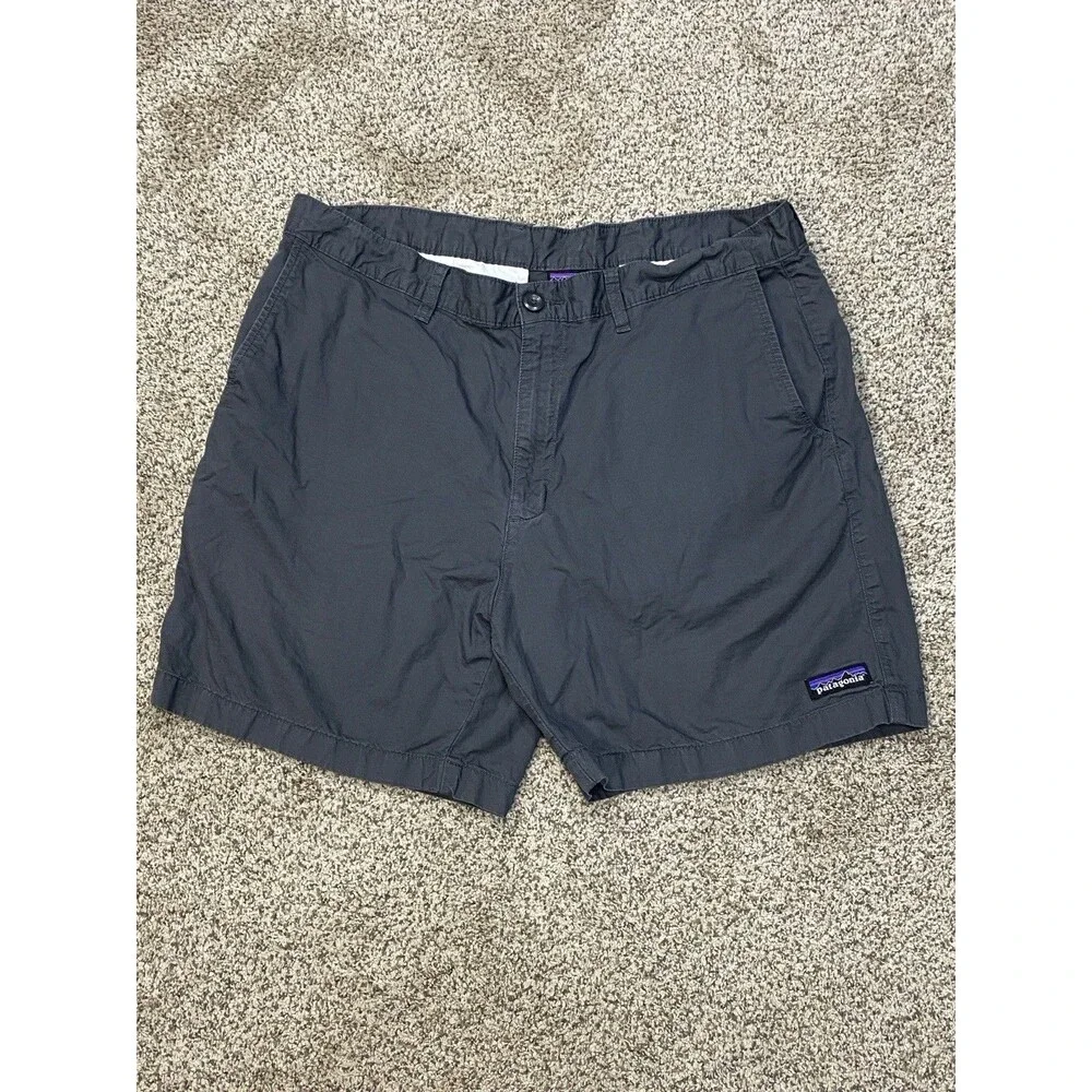 Patagonia Men's Dark Gray Flat Front Shorts